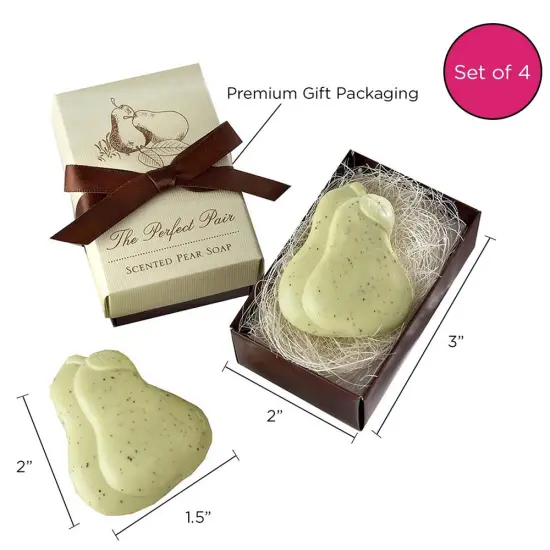 The Perfect Pair Scented Pear Soap (Set of 4) {6}