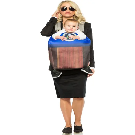 Adult's Baby And Me Secret Service POTUS Carrier Costume Accessory Kit {1}