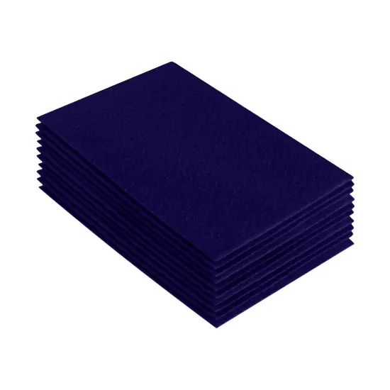 FabricLA Acrylic Felt Sheets for Crafts - Precut 9" X 12" Inches (20 cm X 30 cm) Felt Squares - Use Felt Fabric Craft Sheets for DIY, Costume, and Decoration | Navy Blue - 10 Pieces {1}