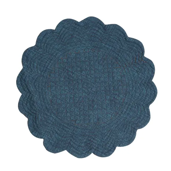 Timber Trails Sky Round Thanksgiving Placemats Set of 6, 17" {4}