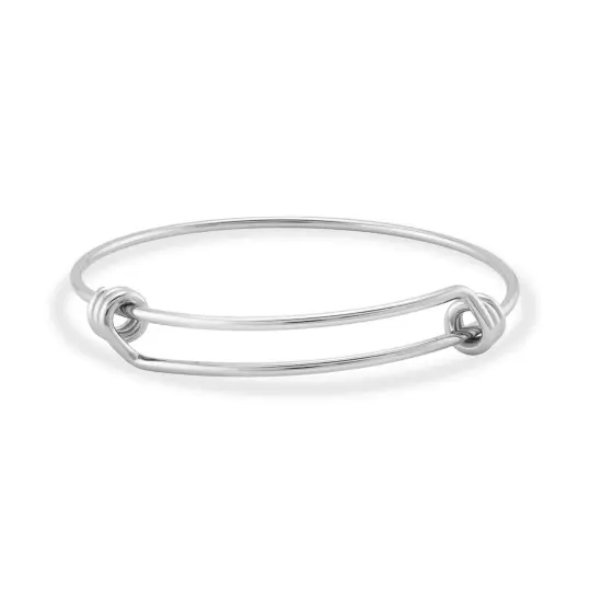 10 Pack - 75mm Stainless Steel Expandable Bangle Bracelet {2}
