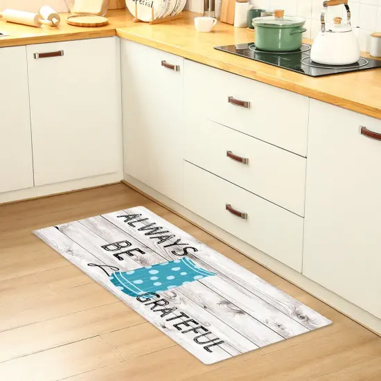 19.6 in. x 55 in. Anti-Fatigue Kitchen Runner Mat (Grateful) {2}