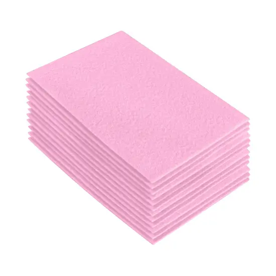 FabricLA Acrylic Felt Sheets for Crafts - Precut 9" X 12" Inches (20 cm X 30 cm) Felt Squares - Use Felt Fabric Craft Sheets for DIY, Hobby, , and Decoration | Baby Pink - 12 Pieces {1}