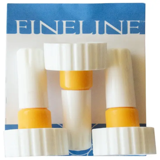 Fineline 18 Gauge 1" Applicator Tip 3/Pkg-24/410 Yellow Band {2}