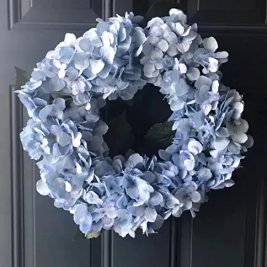 20" Blue Hydrangea Stems - 2-Pack Lifelike Artificial Flowers, Perfect for Bouquets, Centerpieces & Home D&eacute;cor - Elegant Spring & Wedding Accents, Floral Home by Artificial Flowers {3}