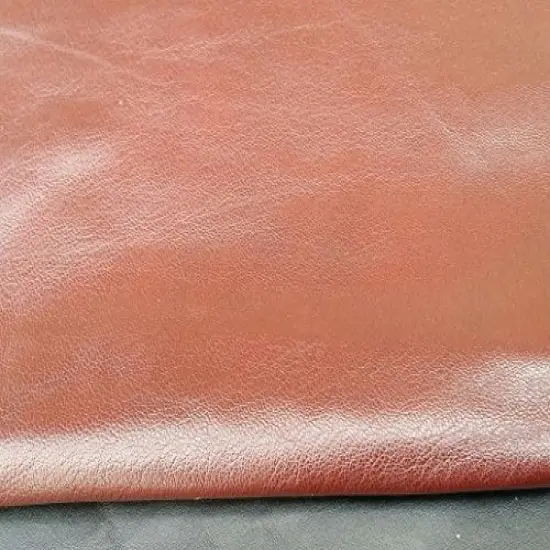 REED Leather HIDES - Whole skin 7 to 10 SF RUST BROWN {1}