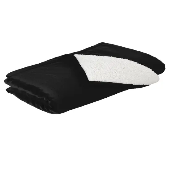 Unwind in Rustic Mountain Lodge Blanket | RADYAN&reg; Black {1}