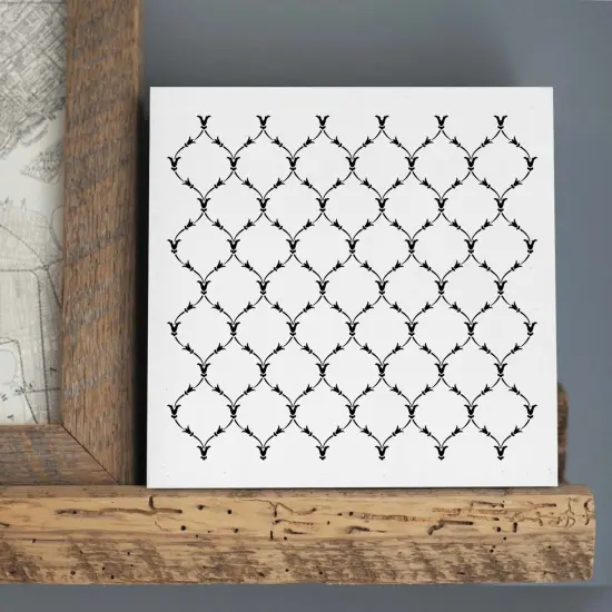 Victoria Scroll All Over Embossing 12 x 12 Stencil | FS126 by Designer Stencils | Pattern Stencils | {5}