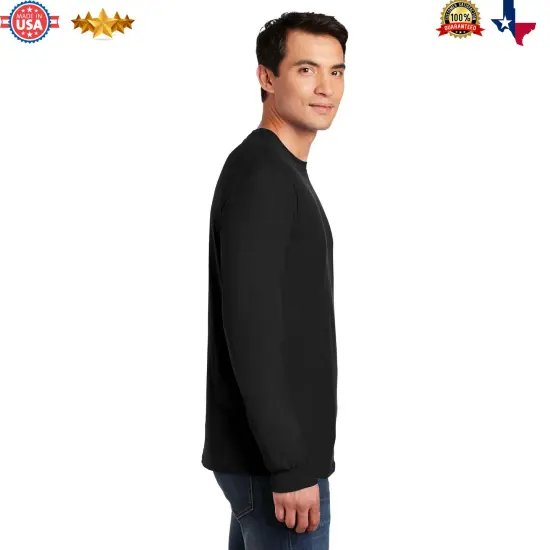Long Sleeve Value T-Shirts for Men's {4}