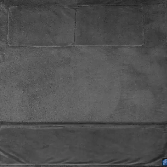 Travel Blanket Pillow | RADYAN&reg; Black {7}