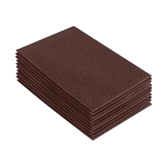 FabricLA Acrylic Felt Sheets for Crafts - Precut 9" X 12" Inches (20 cm X 30 cm) Felt Squares - Use Felt Fabric Craft Sheets for DIY, Costume, and Decoration | Light Brown - 10 Pieces {1}