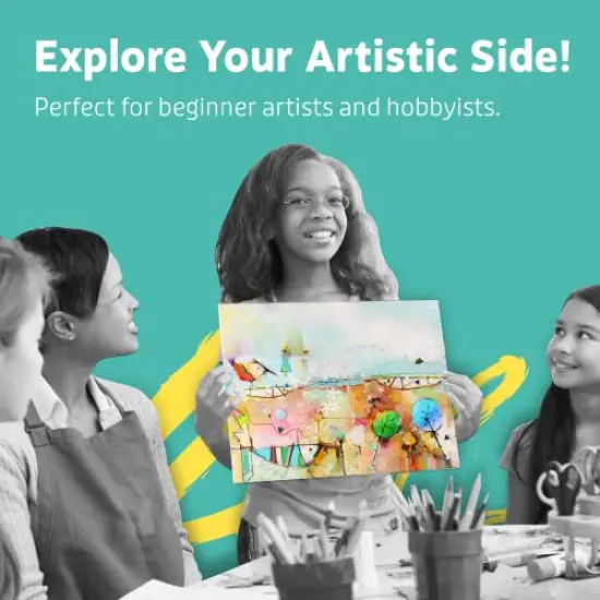 12 Pack Canvas for Painting , 8 x 10 Inch Blank White Canvas Boards - 100% Cotton Art Panels for Oil, Acrylic & Watercolor Paint {3}