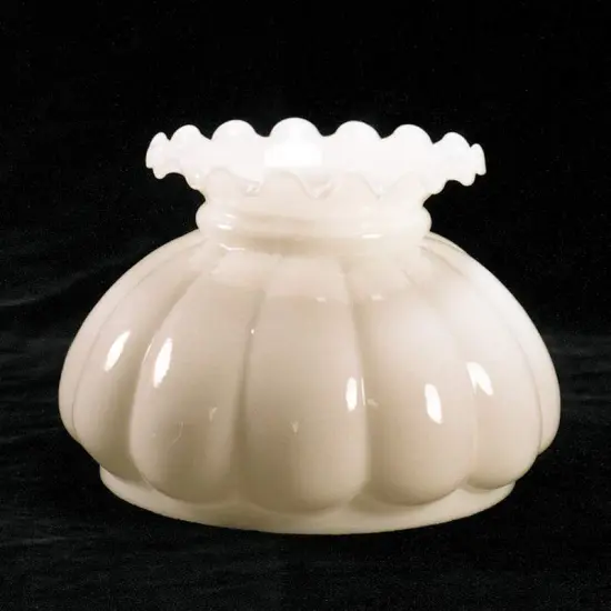 7" Opal Melon Oil Lamp Shade {1}
