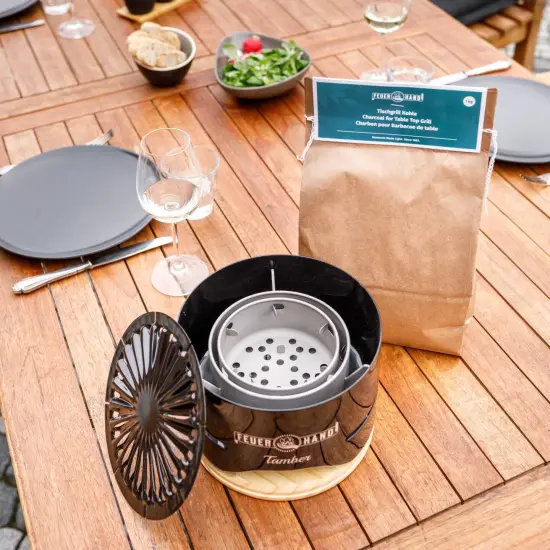 Petromax Feuerhand Hardwood Charcoal, for FeuerhandTabletop Grills High Quality Moisture Resistant Outdoor BBQ, 2.2 lb {7}