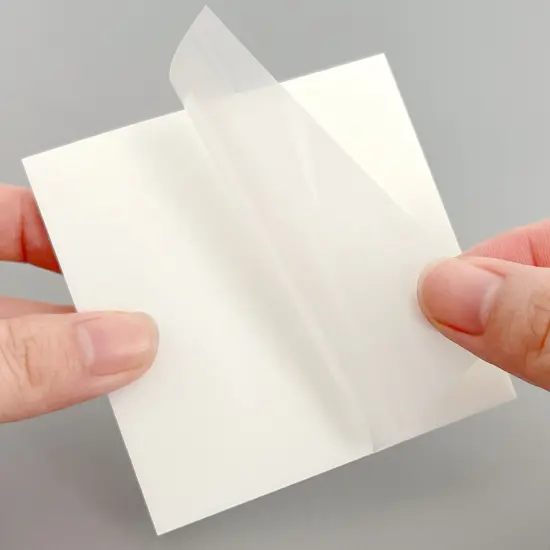 Wrapables Transparent Sticky Notes, Waterproof Self-Adhesive Memos for Home, School, Office (Set of 5) {3}