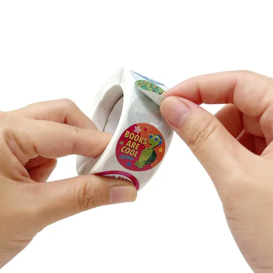 Wrapables 1 Inch Reward, Birthday, Thank You Stickers for Teachers, Students, Classrooms, Party Favors, Gifts, Boxes & Bags (1000pcs) Inspirational {3}