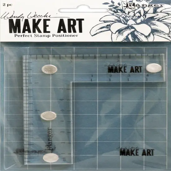 Wendy Vechhi Make Art Perfect Stamp Positioner Set-2 Pieces {1}