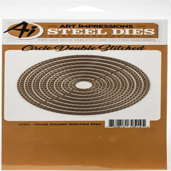 Art Impressions Die-Circle Double Stitched {1}