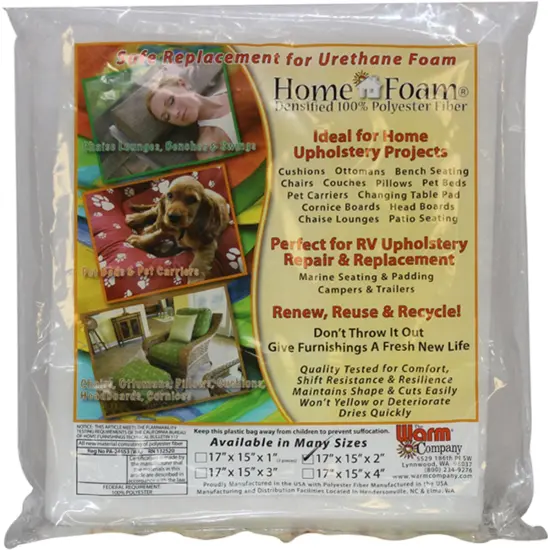 Warm Company Home Foam 1/Pkg-17"X15"X2" {1}