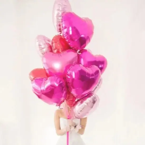 6 PCS Love Heart Helium Balloons {3}