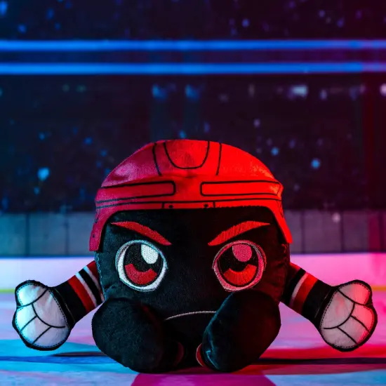 Bleacher Creatures Chicago Blackhawks 8" Kuricha Hockey Puck Sitting Plush {2}