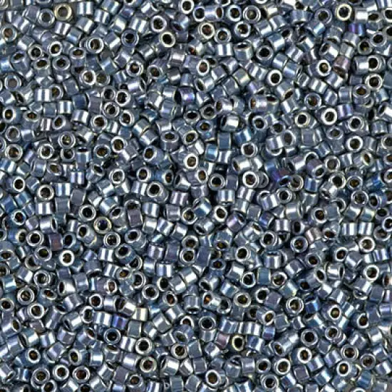 Miyuki Delica Bead 11/0 - DB0544 - Blue Gold Iris (Palladium Plated AB) {1}