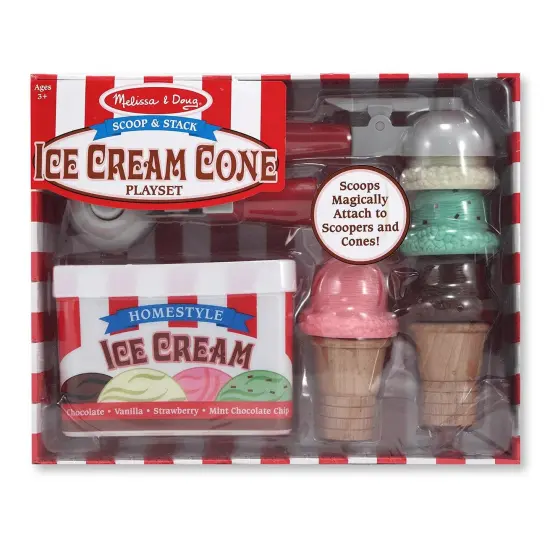 Scoop & Stack Ice Cream Cone Playset {2}