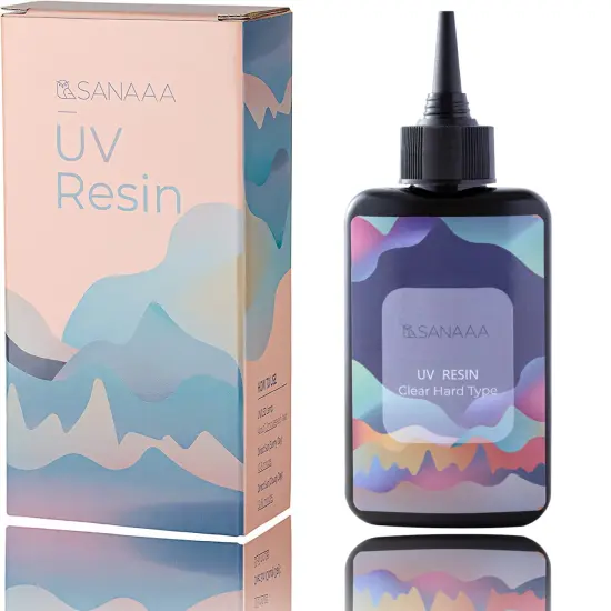 Thin Type UV Resin 100g One Minute Fast Curing Clear Hard Type for Polymer Clay Seal, Tumbler, Pen, DIY Earring Pendant Jewelry Making {1}