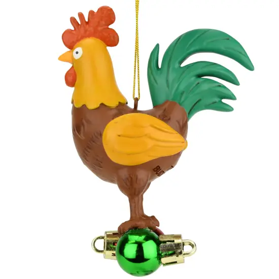 Tree Buddees Rooster and Bulbs Funny Christmas Ornament Decoration {4}