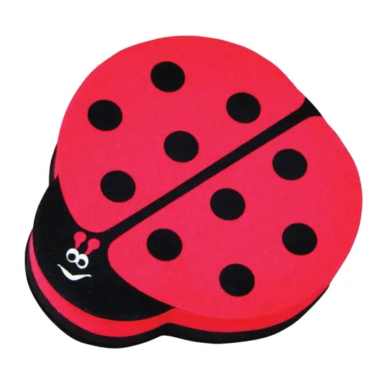 Magnetic Whiteboard Eraser, Ladybug, Pack of 6 {2}
