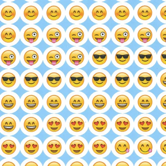 Emotion Icons Hot Spot Stickers, 0.5", 880 Per Pack, 6 Packs {3}