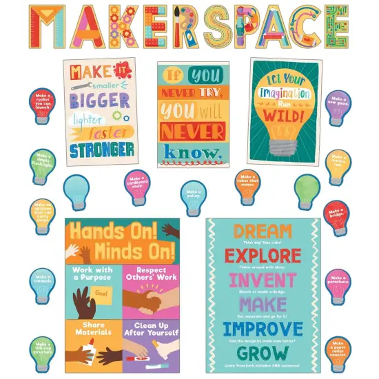 Makerspace Bulletin Board Set, 33 Pieces {1}