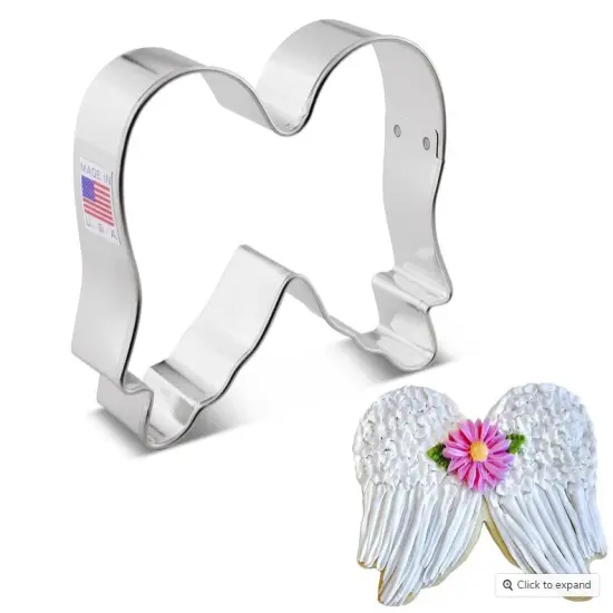 Ann Clark Angel Wings Cookie Cutter, 3.5" {1}