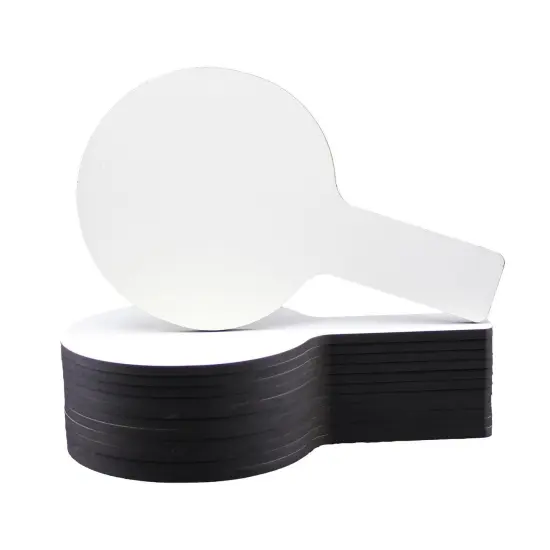 Mini Dry Erase Answer Paddles, 5" x 9", Class Pack of 12 {1}