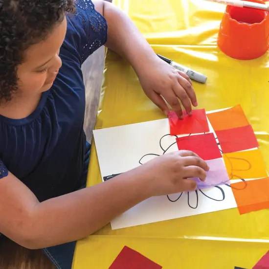 Deluxe Bleeding Art Tissue, 25 Assorted Colors, 12" x 18", 100 Sheets Per Pack, 3 Packs {5}