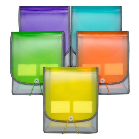 7-Pocket Vertical Backpack File, Letter Size, Assorted, Pack of 2 {2}