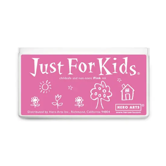 Jumbo Just for Kids Stamp Pad, Pink, Pack of 2 {2}