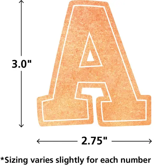 Watercolor Bold Block 3" Magnetic Letters {3}