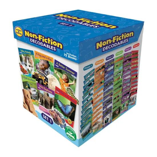 Letters & Sounds Non-Fiction Decodables Boxed Set, Set 1 {2}