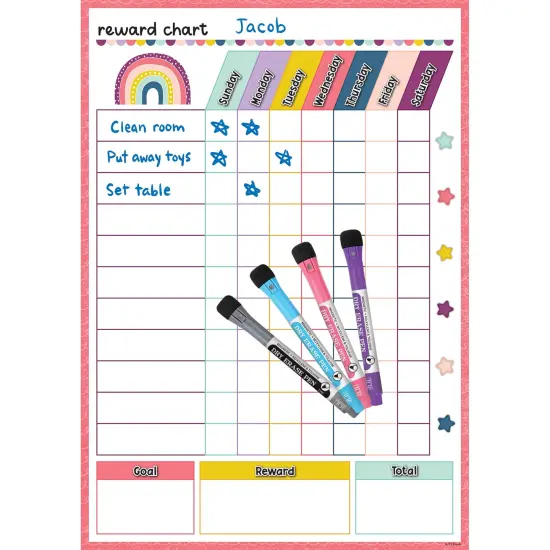Oh Happy Day Dry-Erase Magnetic Reward Chart {2}