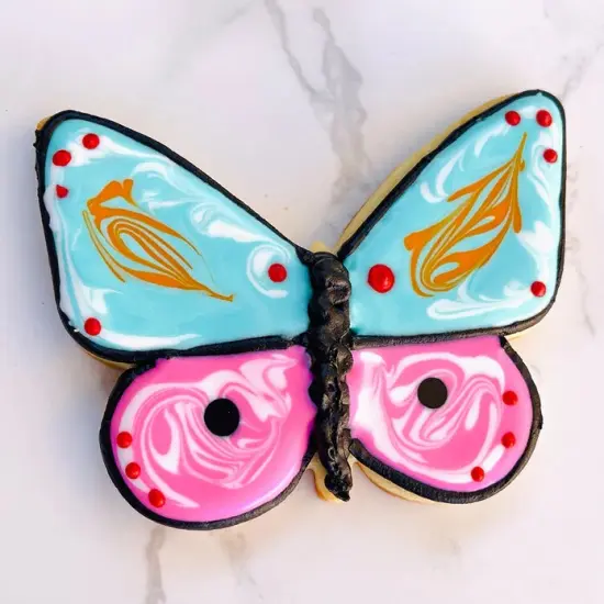 Ann Clark Cute Butterfly Cookie Cutter, 3" x 3.75" Big Wings {5}