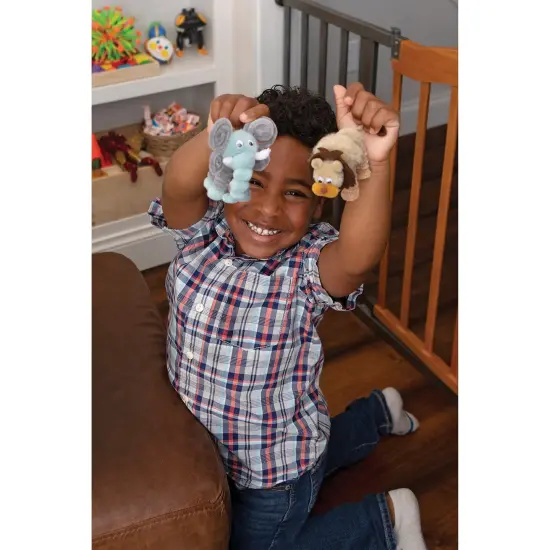 Pom Pon Animal Kit, Lion & Elephant, Assorted Sizes, 2 Animals Per Kit, 6 Kits {4}