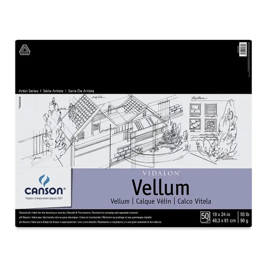 Canson Vidalon Vellum - 19" x 24", 50 Sheets {1}