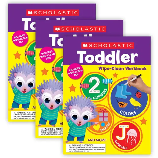 Toddler Wipe Clean Workbook, Pack of 3 {1}