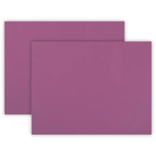4-Ply Railroad Board, Magenta, 22" x 28", 25 Sheets Per Pack, 2 Packs {1}