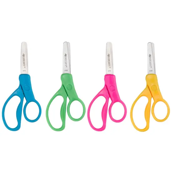 Kids 5" Scissors, Blunt, Pack of 30 {1}