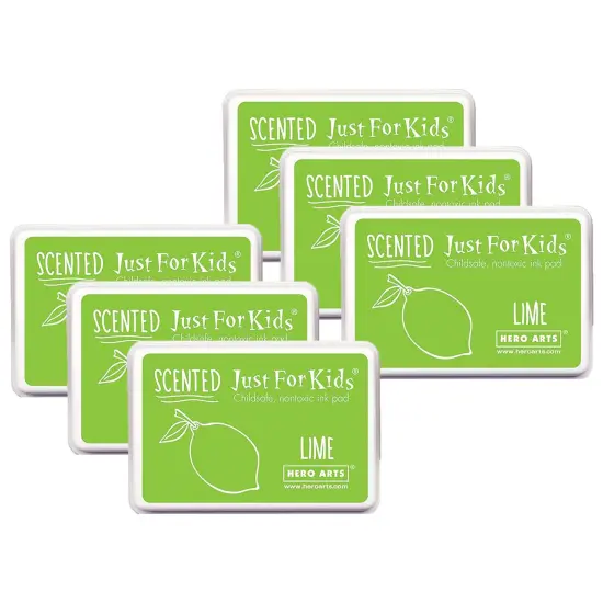 Just for Kids&reg; Scented Ink Pad Lime/Green, Pack of 6 {1}
