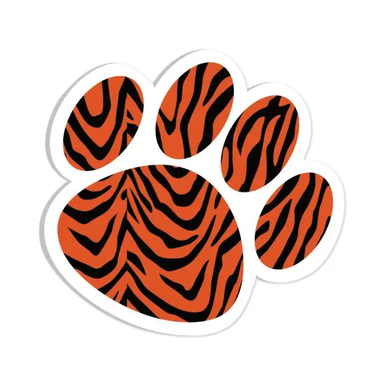 Magnetic Whiteboard Eraser, Tiger Paw, Pack of 6 {2}