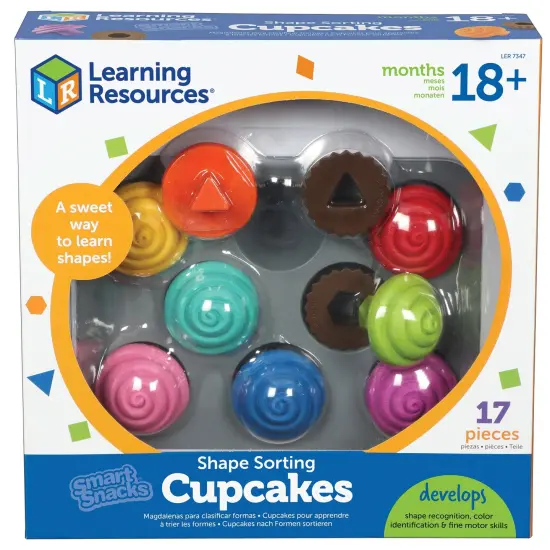 Smart Snacks&reg; Shape Sorting Cupcakes {1}