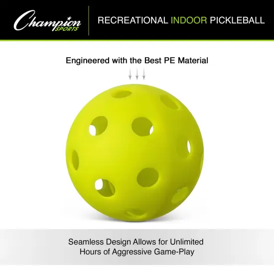 Recreational Indoor Pickleball Set, 6 Per Set, 2 Sets {5}